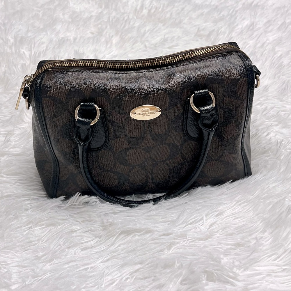 COACH Shoulder Bag w/ Crossbody Strap